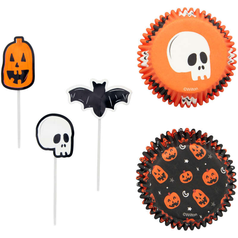 Wilton Halloween Icons Cupcake Kit 72ct