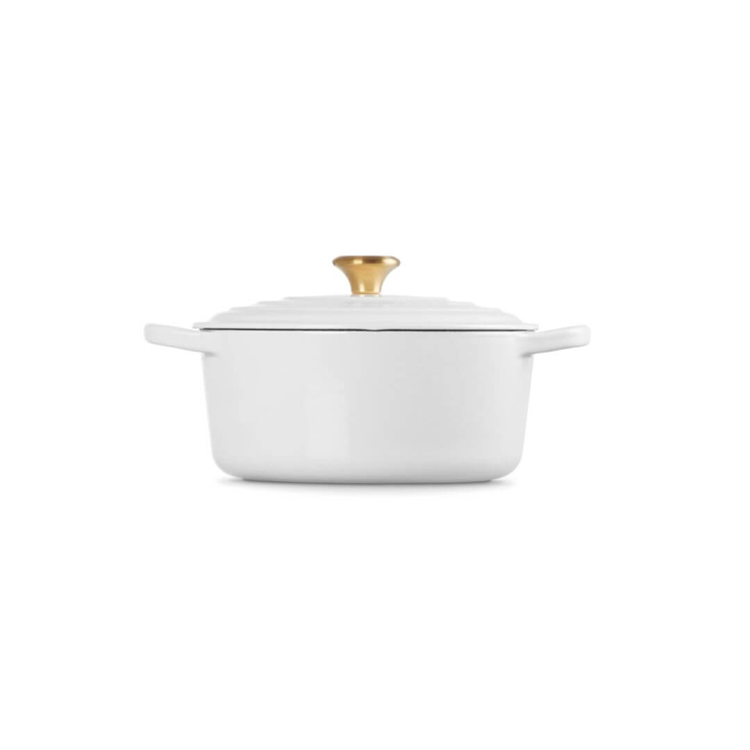 Le Creuset Signature Round Casserole White