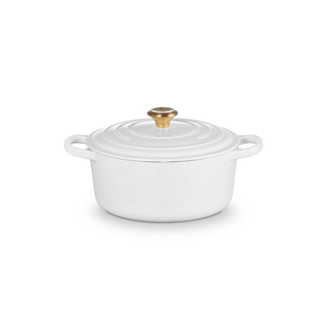 Le Creuset Signature Round Casserole White