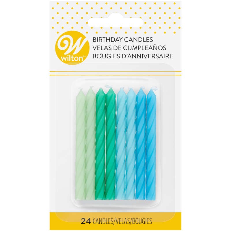 Wilton Cool Ombre Candles 24ct