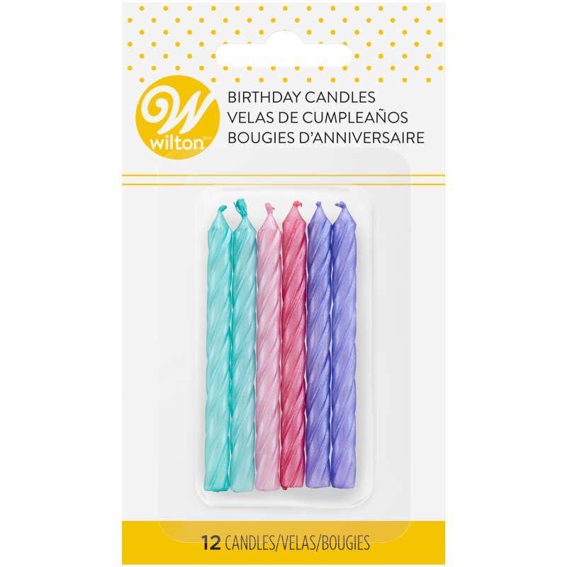 Wilton Metallic Unicorn Candles 12ct