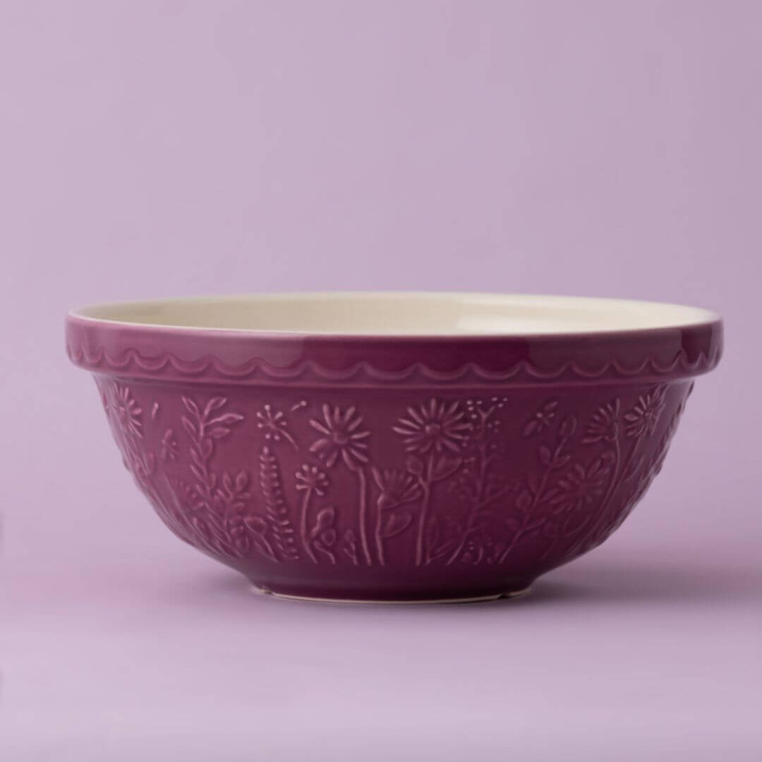 Mason Cash In the Meadow 26cm Mixing Bowl Daisy Purple