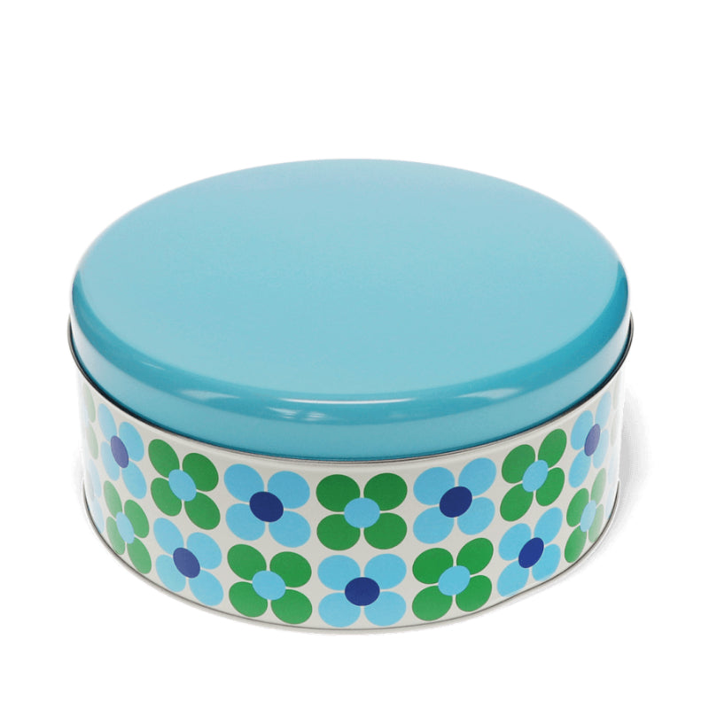 Rex London Blue and Green Daisy Cake Storage Tin