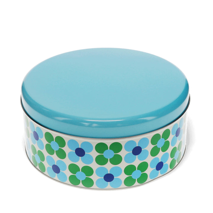 Rex London Blue and Green Daisy Cake Storage Tin