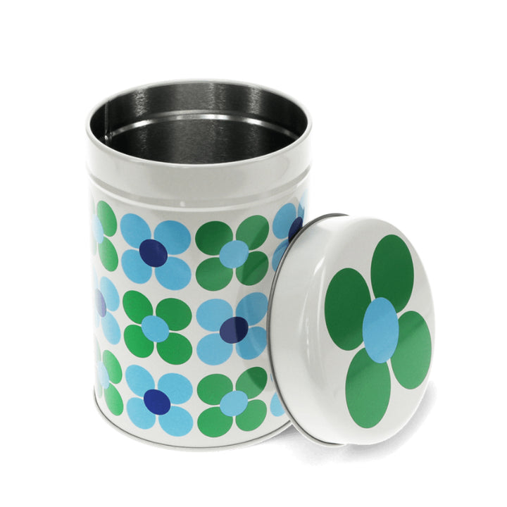 Rex London Blue and Green Daisy Storage Canister