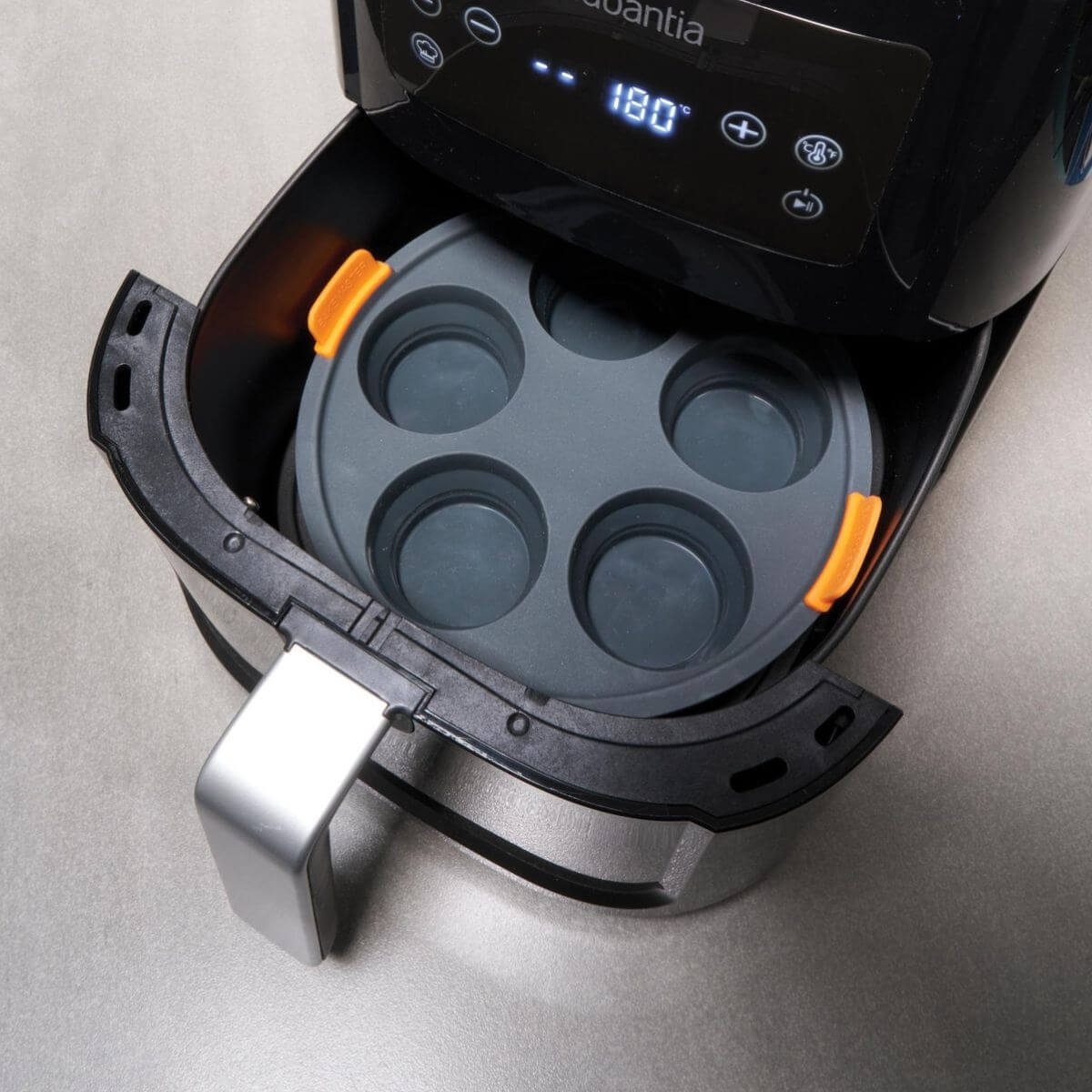 Bakemaster Silicone Air Fryer Insert  5cup Muffin