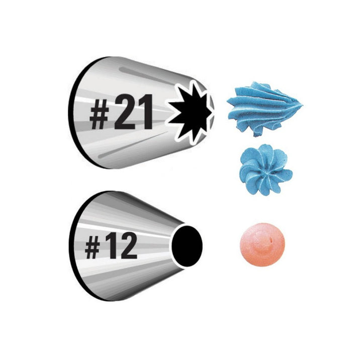 Wilton Tip Set Round 12 & Star 21
