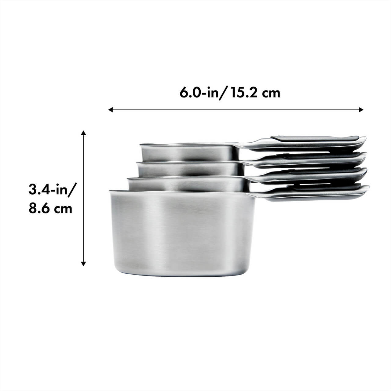 OXO Good Grips S/S Measuring Cups 4pce