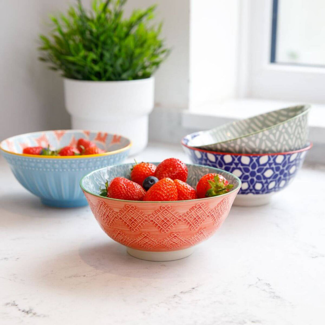 Mikasa Does it All Bowl 15.7cm Grey Floral