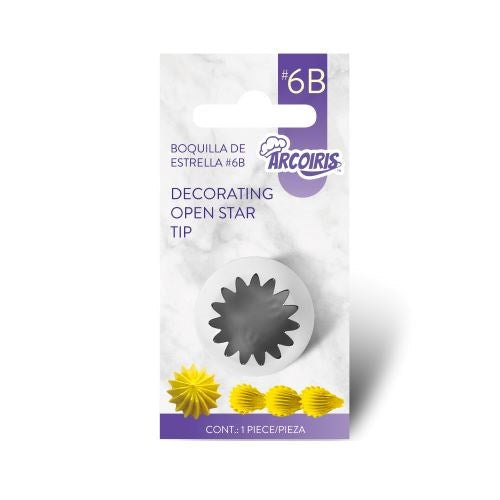 Large Open Star Tip #6B