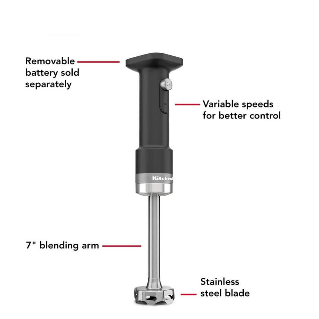 KitchenAid Go Cordless Hand Blender Black