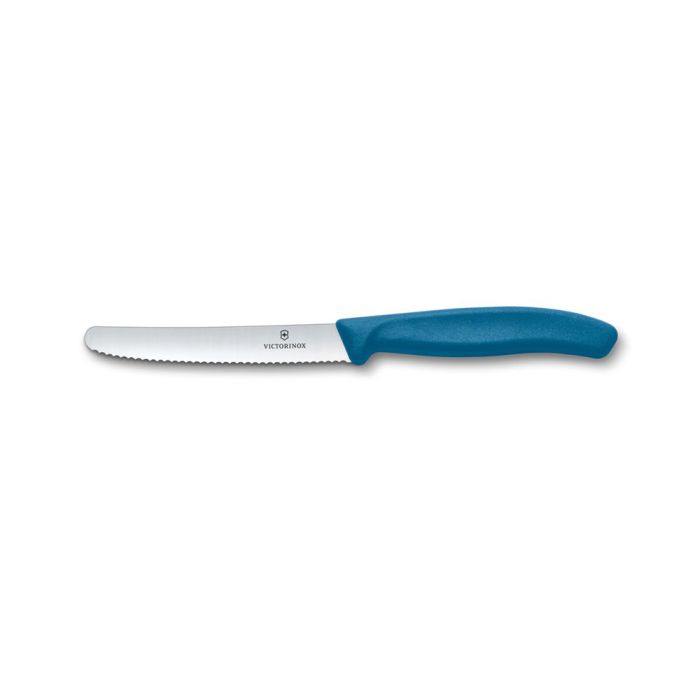 Victorinox Classic Bright Tomato Knife 11cm (Wavy edge)
