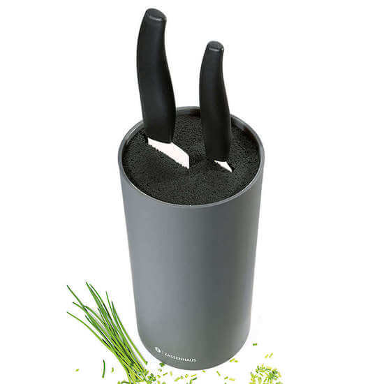 Zassenhaus Knife Block with insert Grey