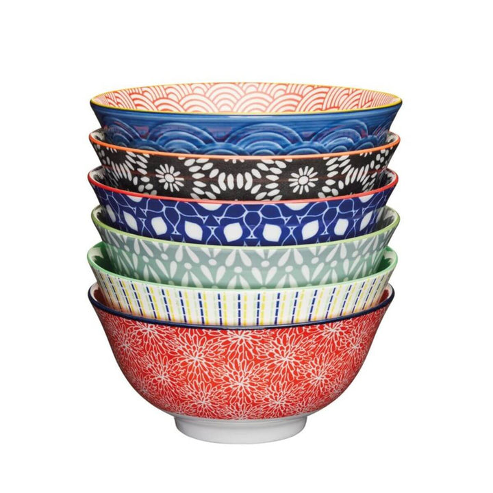 Mikasa Does it All Bowl 15.7cm Blue Floral