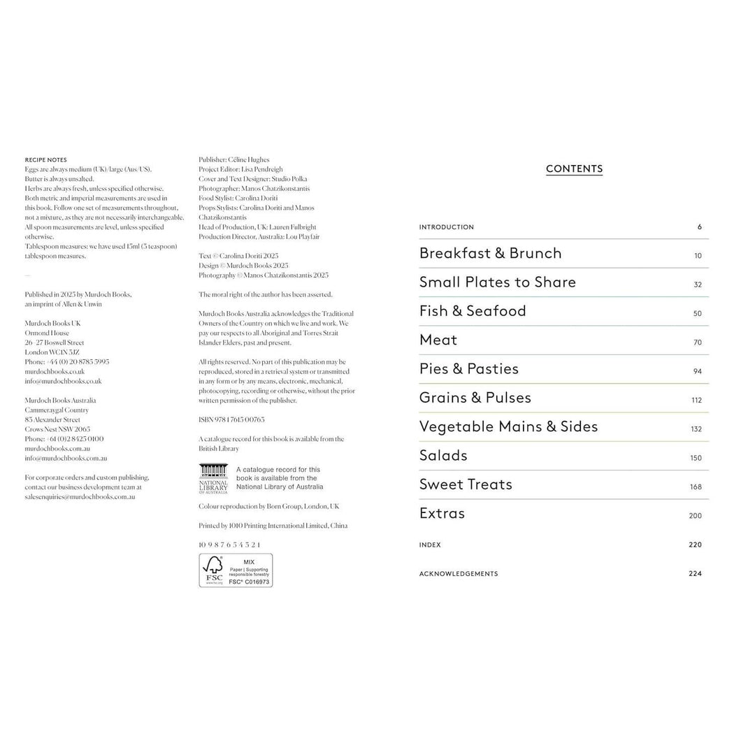 Carolina Doriti: Greek Islands Cookbook
