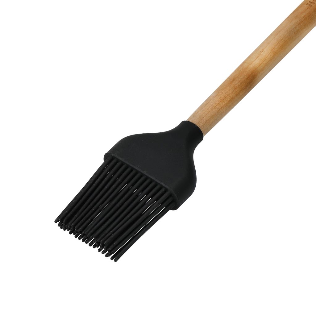 KitchenAid Maple Handle Silicone Basting Brush
