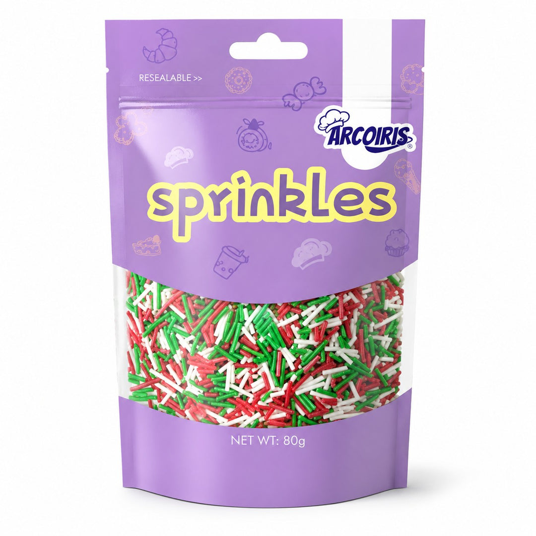 Arcoiris Christmas Jimmies Sprinkle Mix