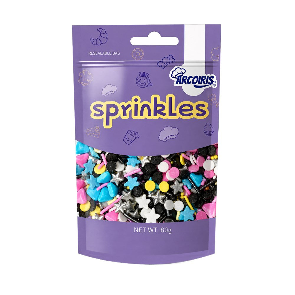 Arcoiris Retro Colour & Shape Sprinkle Mix