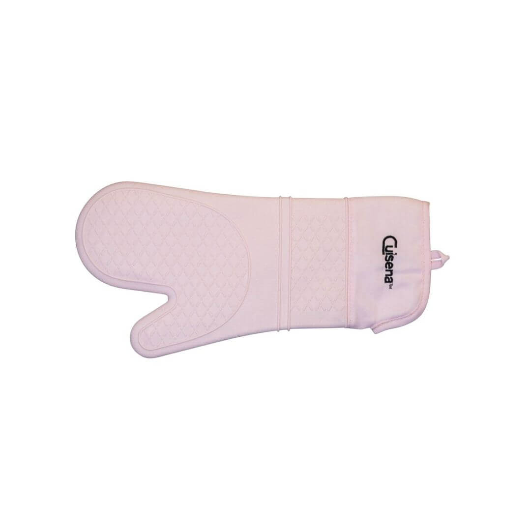 Cuisena Silicone & Fabric Oven Glove Pink