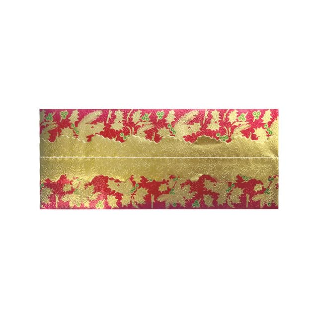 Holly Print Christmas Cake Frill