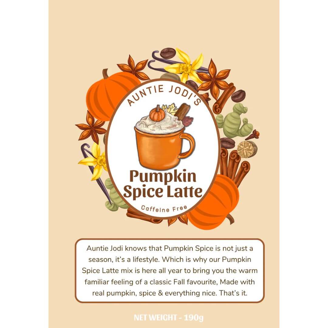 Auntie Jodi's Pumpkin Spice Latte Mix (Caffeine free)