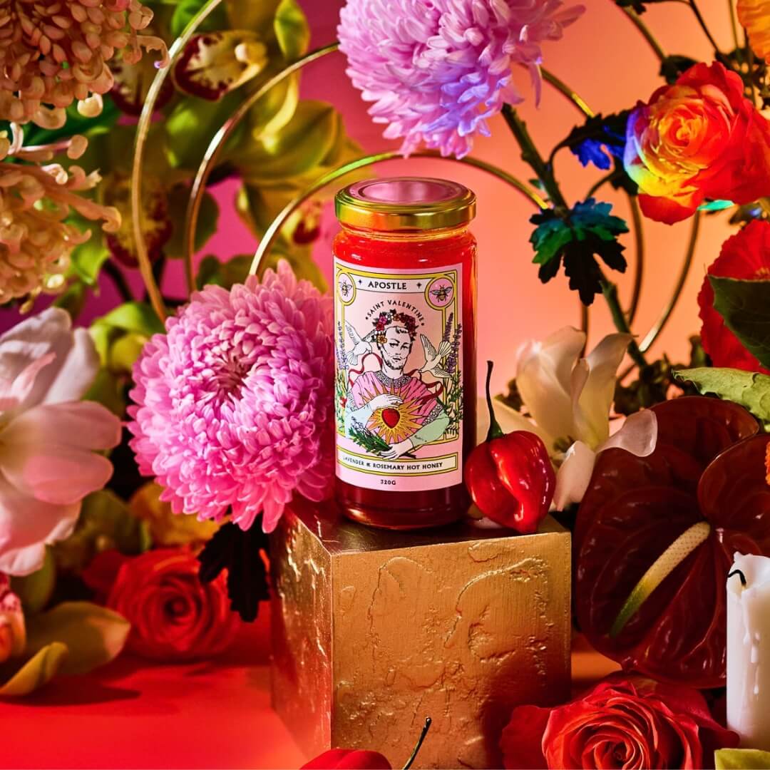Saint Valentine Lavender & Rosemary Hot Honey 320g