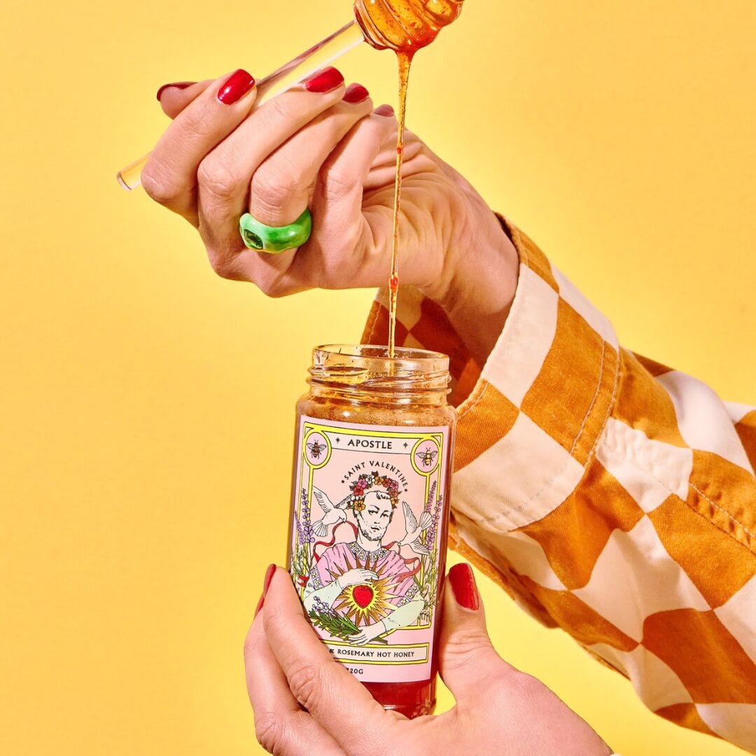 Saint Valentine Lavender & Rosemary Hot Honey 320g