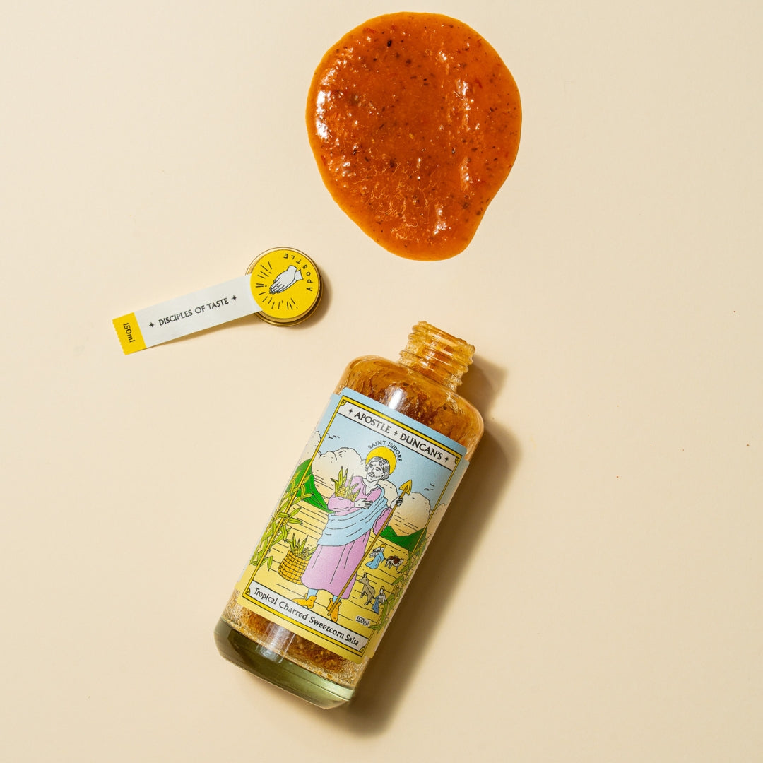 Saint Isidore Tropical Charred Sweetcorn Salsa