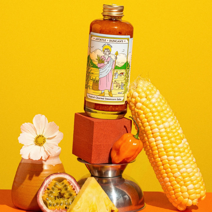 Saint Isidore Tropical Charred Sweetcorn Salsa