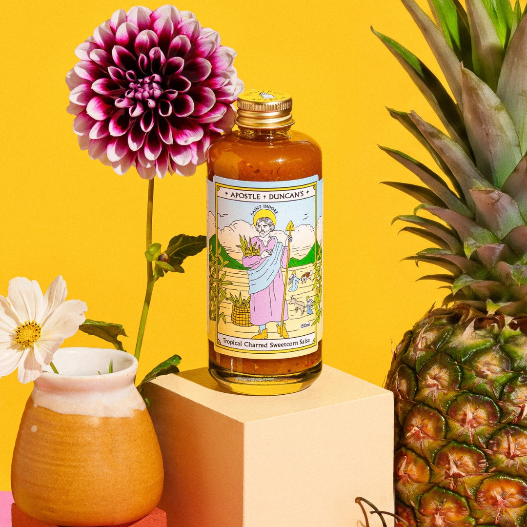 Saint Isidore Tropical Charred Sweetcorn Salsa