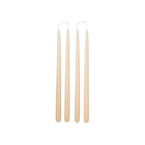 Broste Tapered Candle 38cm Set of 4 Moonlight Haze