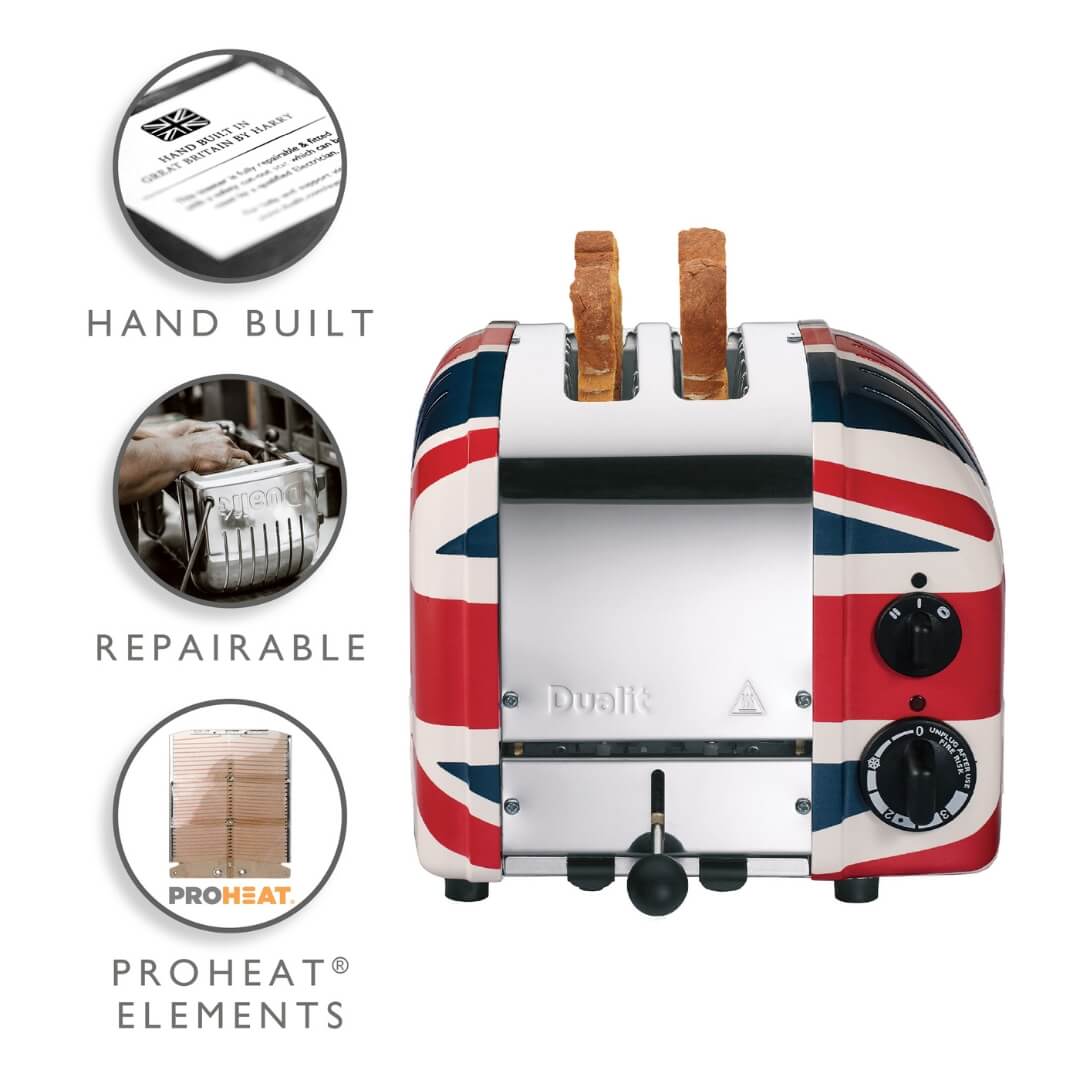 Dualit Classic Toaster 2 Slice Union Jack