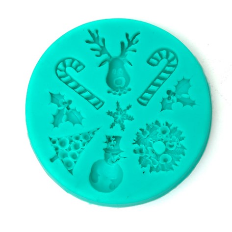 Christmas Icons Silicone Mould