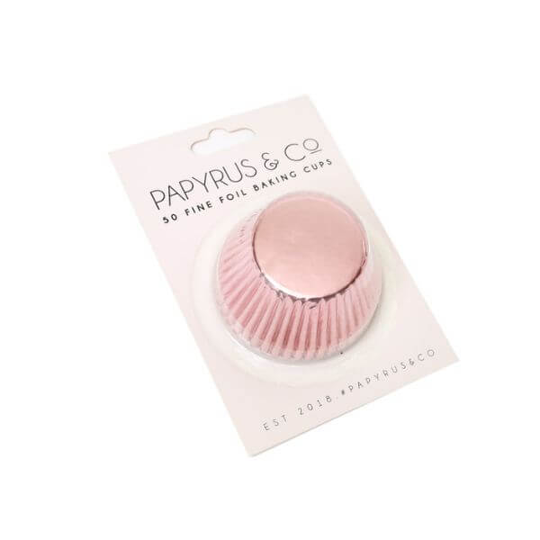 Papyrus Pastel Pink Foil Baking Cups 50pk