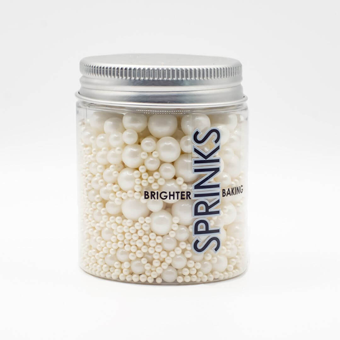 Sprinks Bubble & Bounce Pearl White Sprinkle Mix 75g