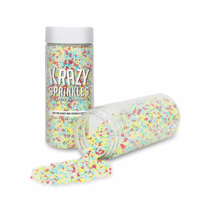 Krazy Sprinkles Cotton Candy Mini Beads