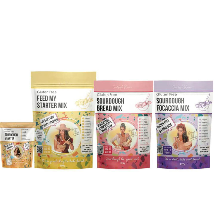 Organic Gluten-Free Complete Sourdough Making Kit 1.1kg