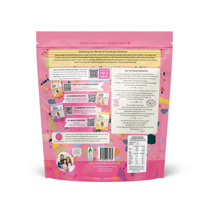 Organic Gluten-Free Complete Sourdough Making Kit 1.1kg