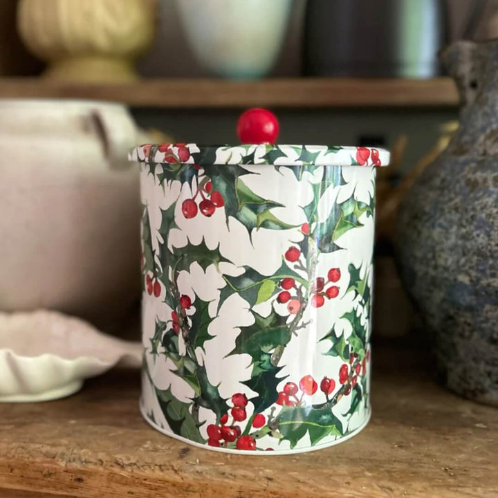 Emma Bridgewater Christmas Holly Biscuit Barrel