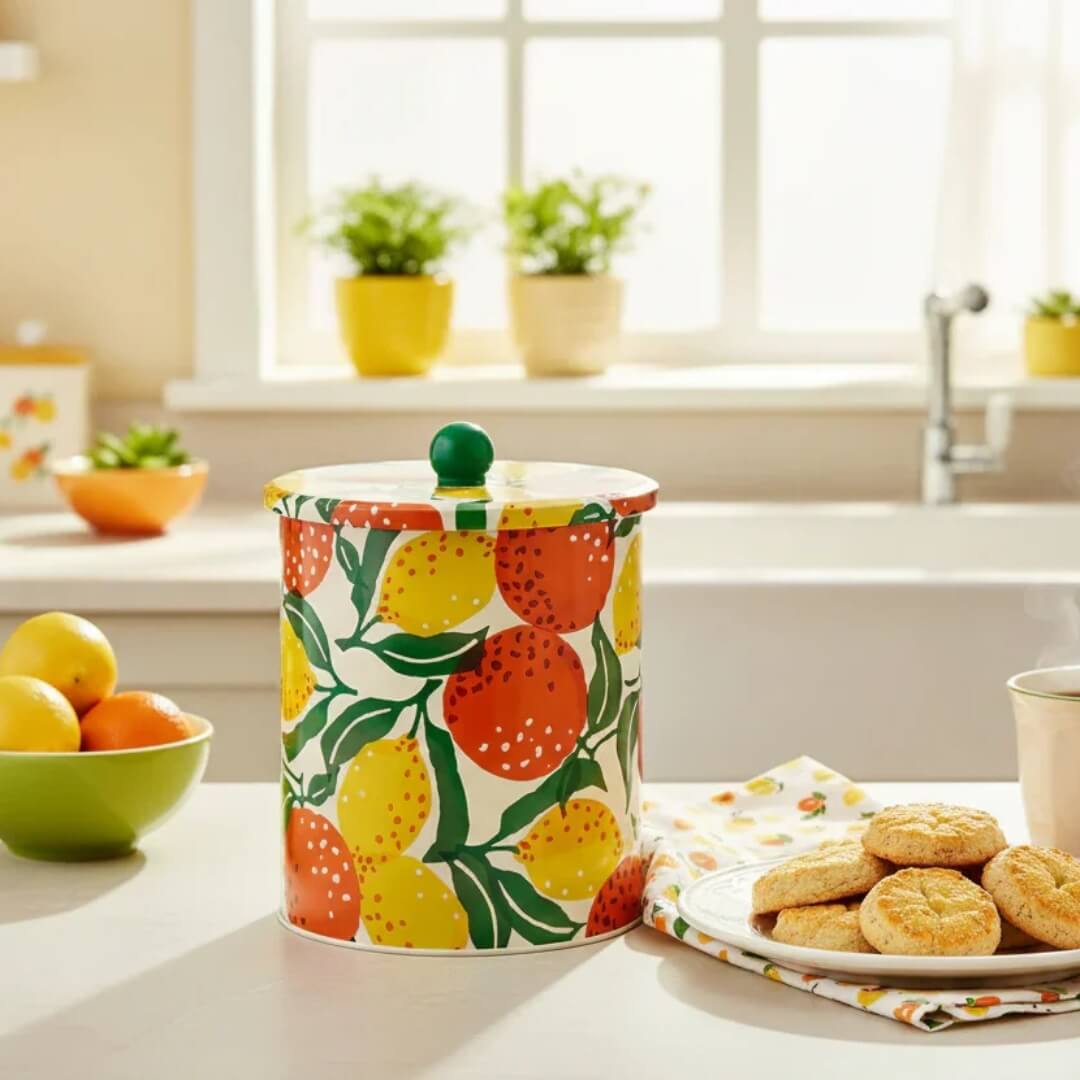 Emma Bridgewater Oranges & Lemons Biscuit Barrel