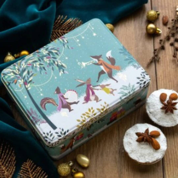 Sara Miller Woodland Tales Rabbit Deep Rectangle Tin