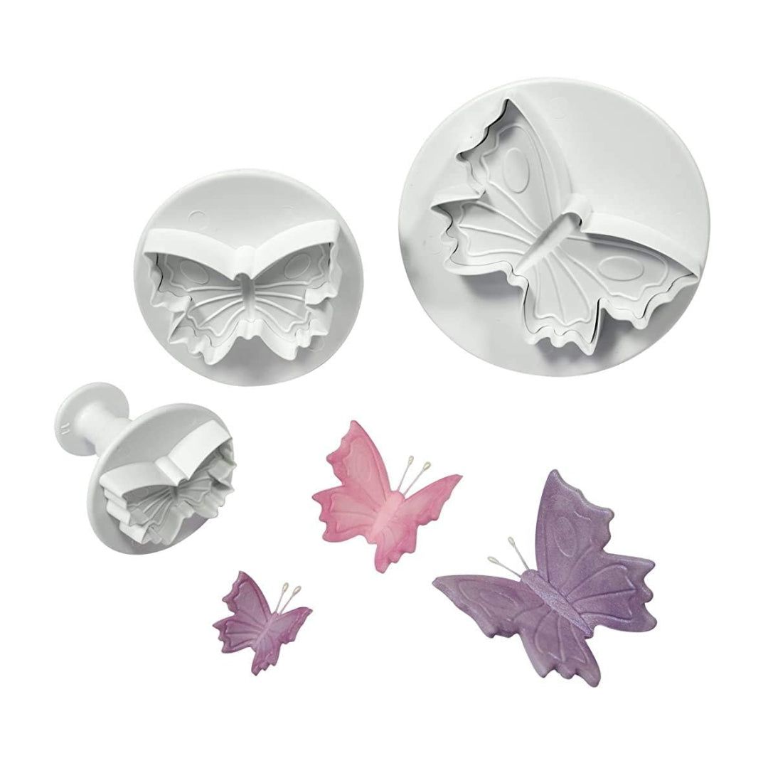 PME 3pc Veined Butterfly Plunger Cutter Set