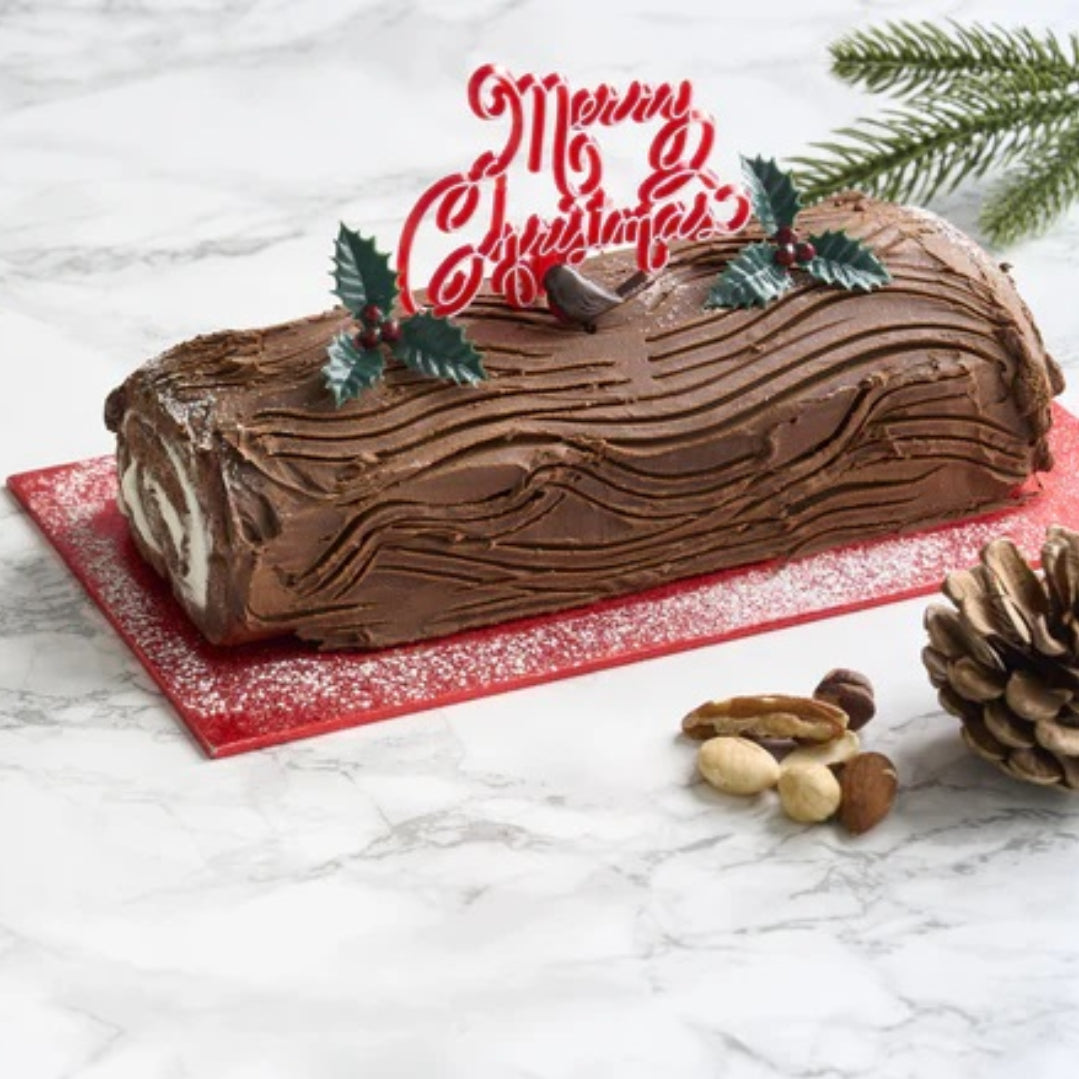 Nostalgic Yule Log Decorating Set