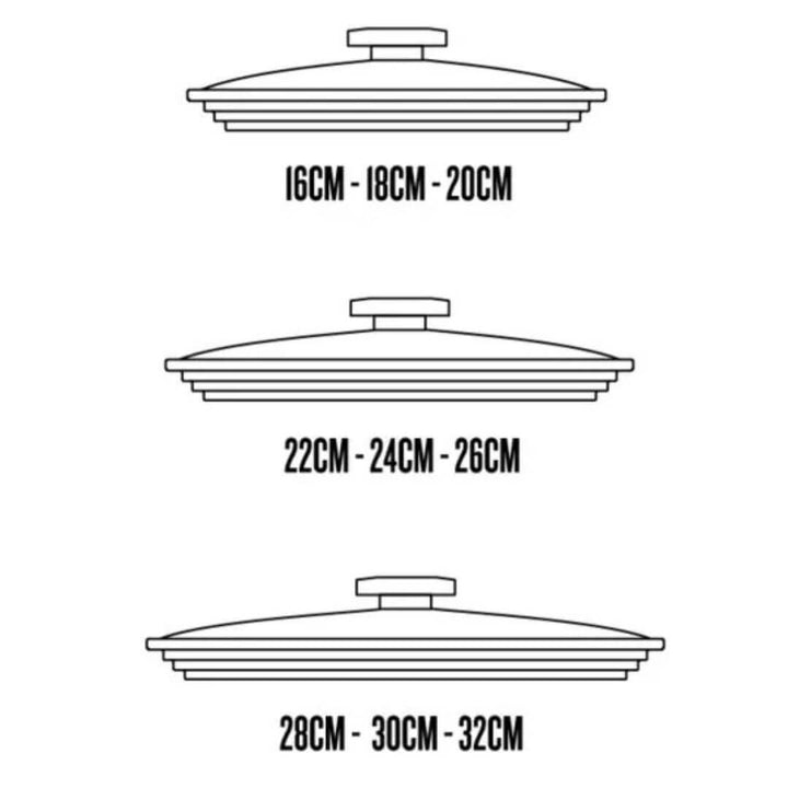Beka Universal Glass Lid 22-26cm