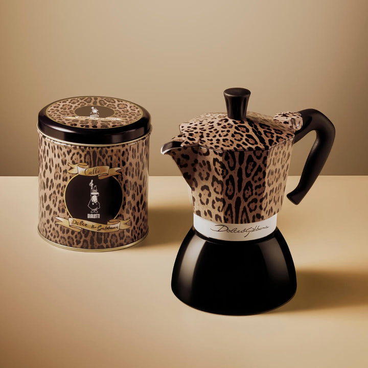 Bialetti Dolce&Gabbana Moka Induction | Leopardo 4 Cup