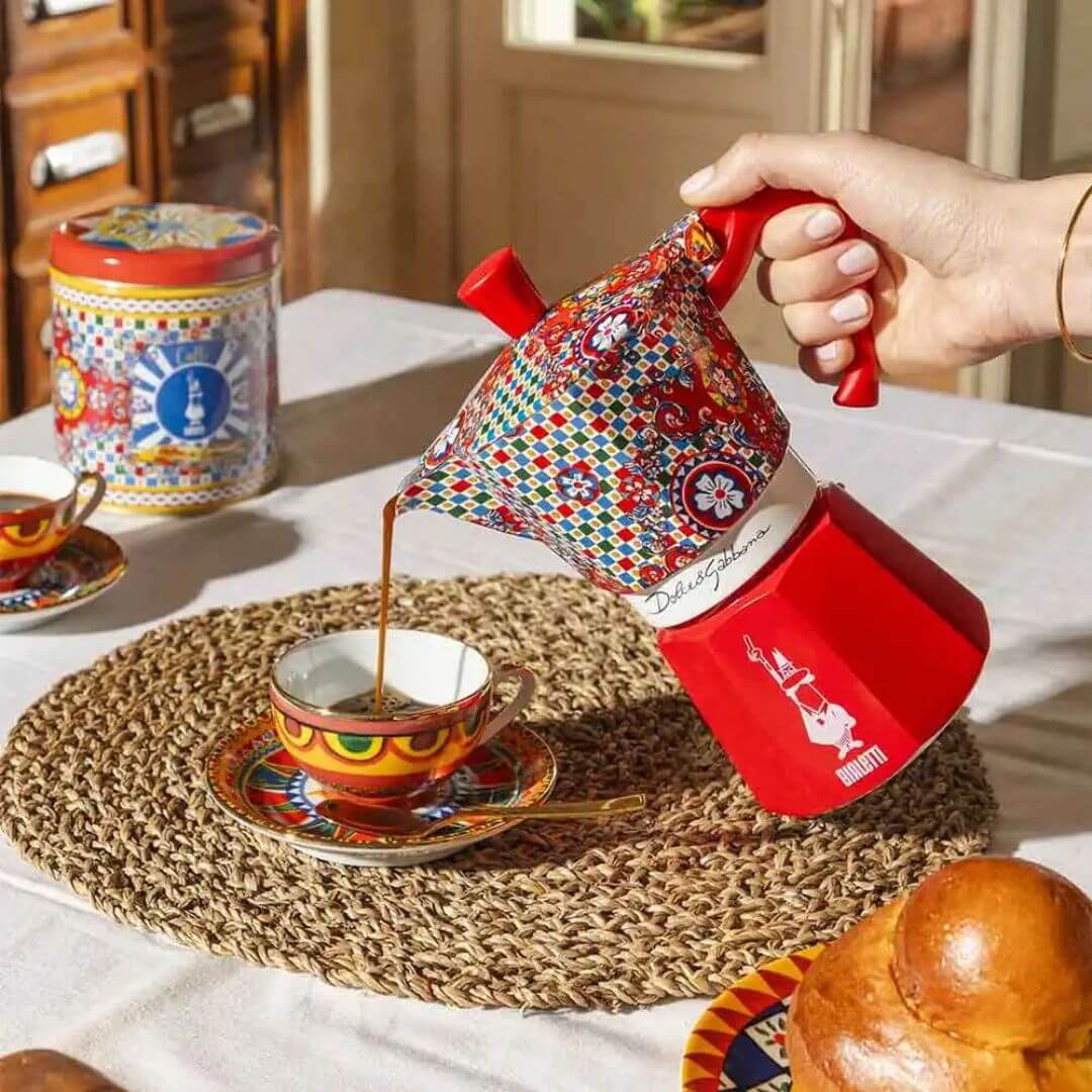 Bialetti Dolce&Gabbana Moka Express | Sicilian Cart 6 cup