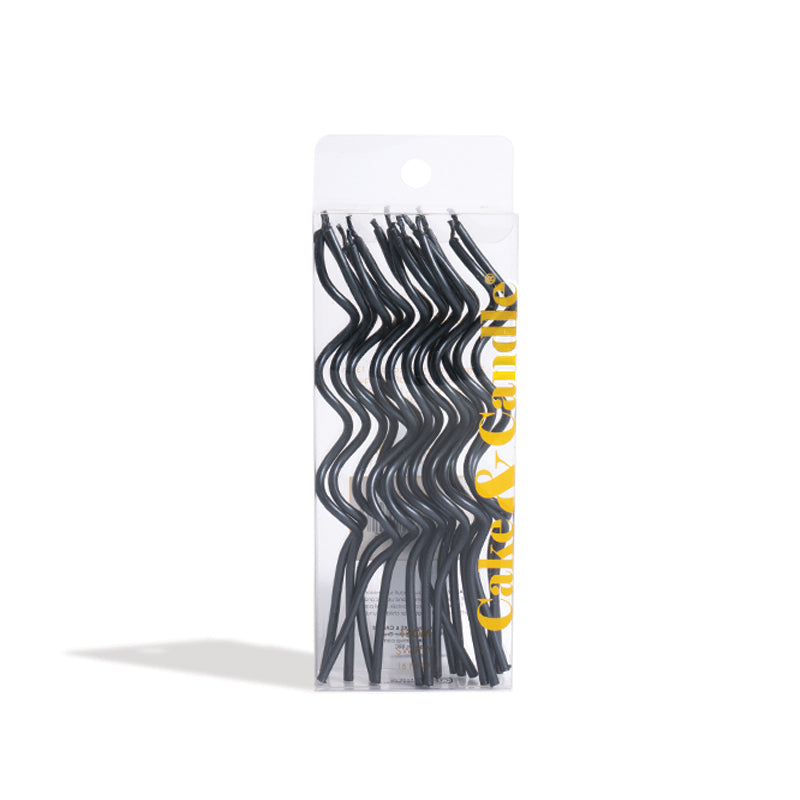 Tall Swirly 13cm Cake Candles 16pk
