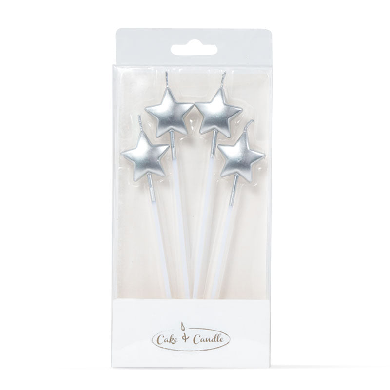 Star Pick 14cm Candles 4pack
