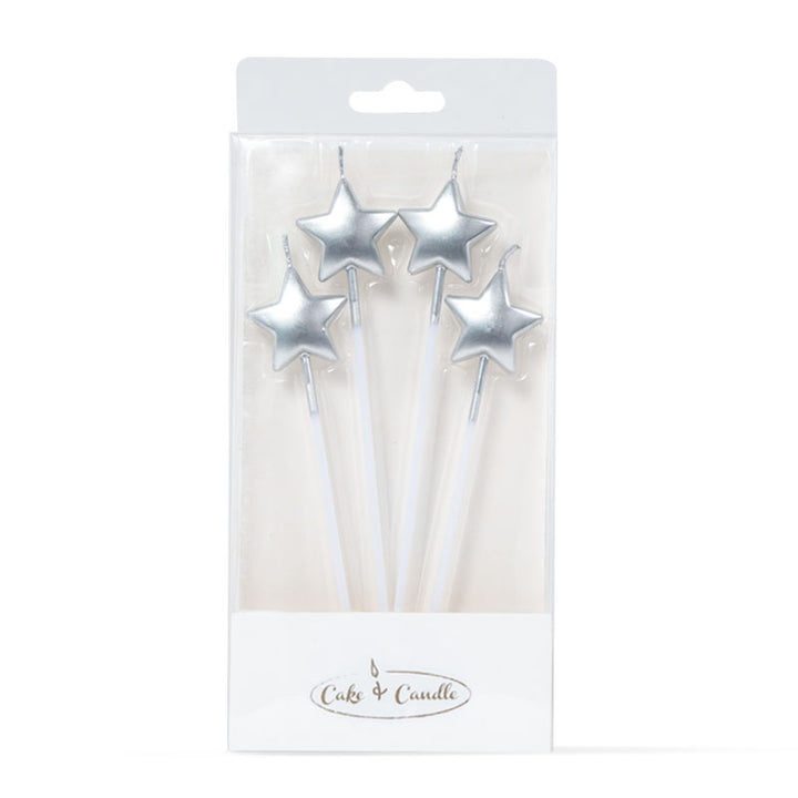Star Pick 14cm Candles 4pack