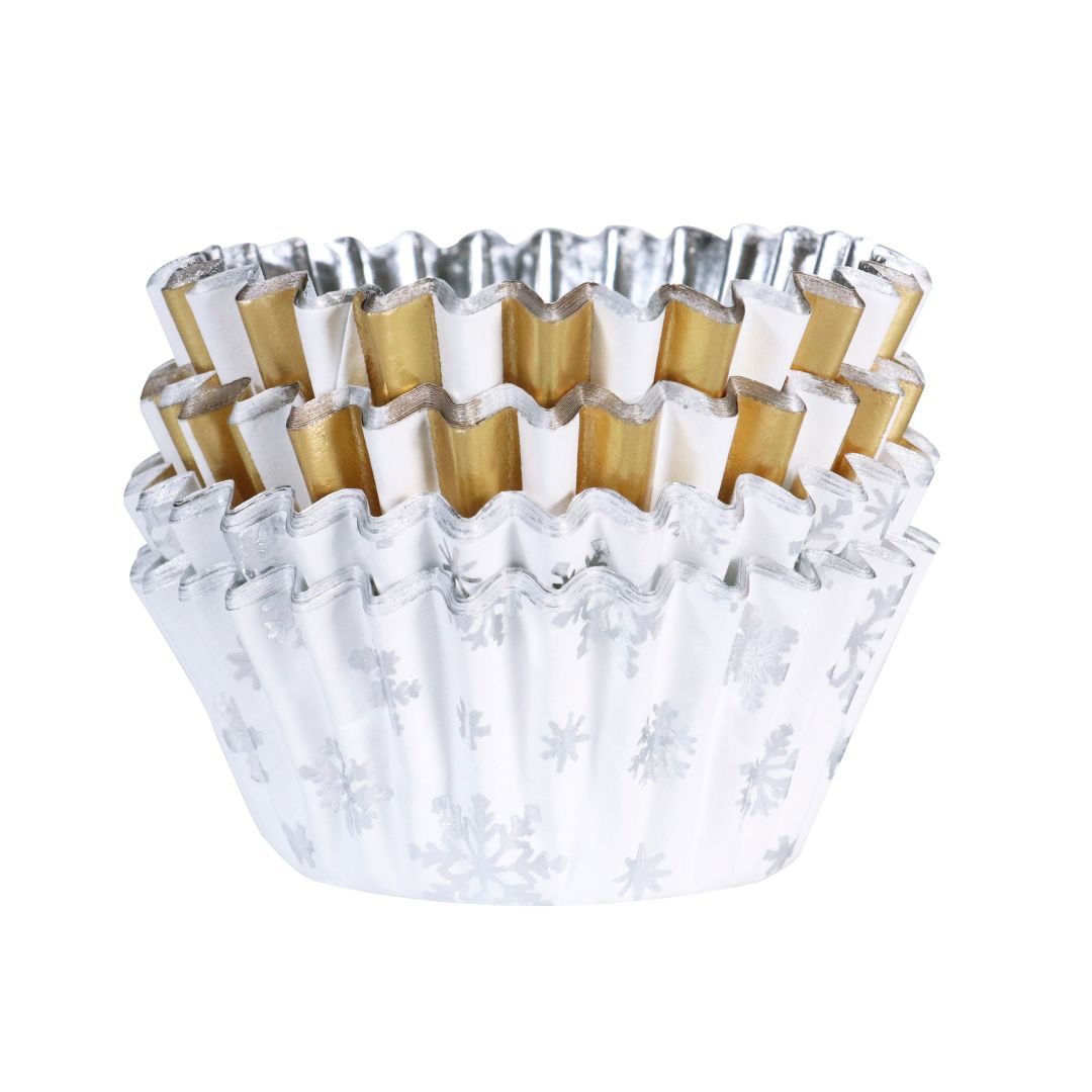 PME Mini Foil Cupcake Cases Sparkle 60pk